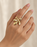 Five Leaf Gold Ring