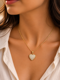 Heart Shaped Diamond Necklace