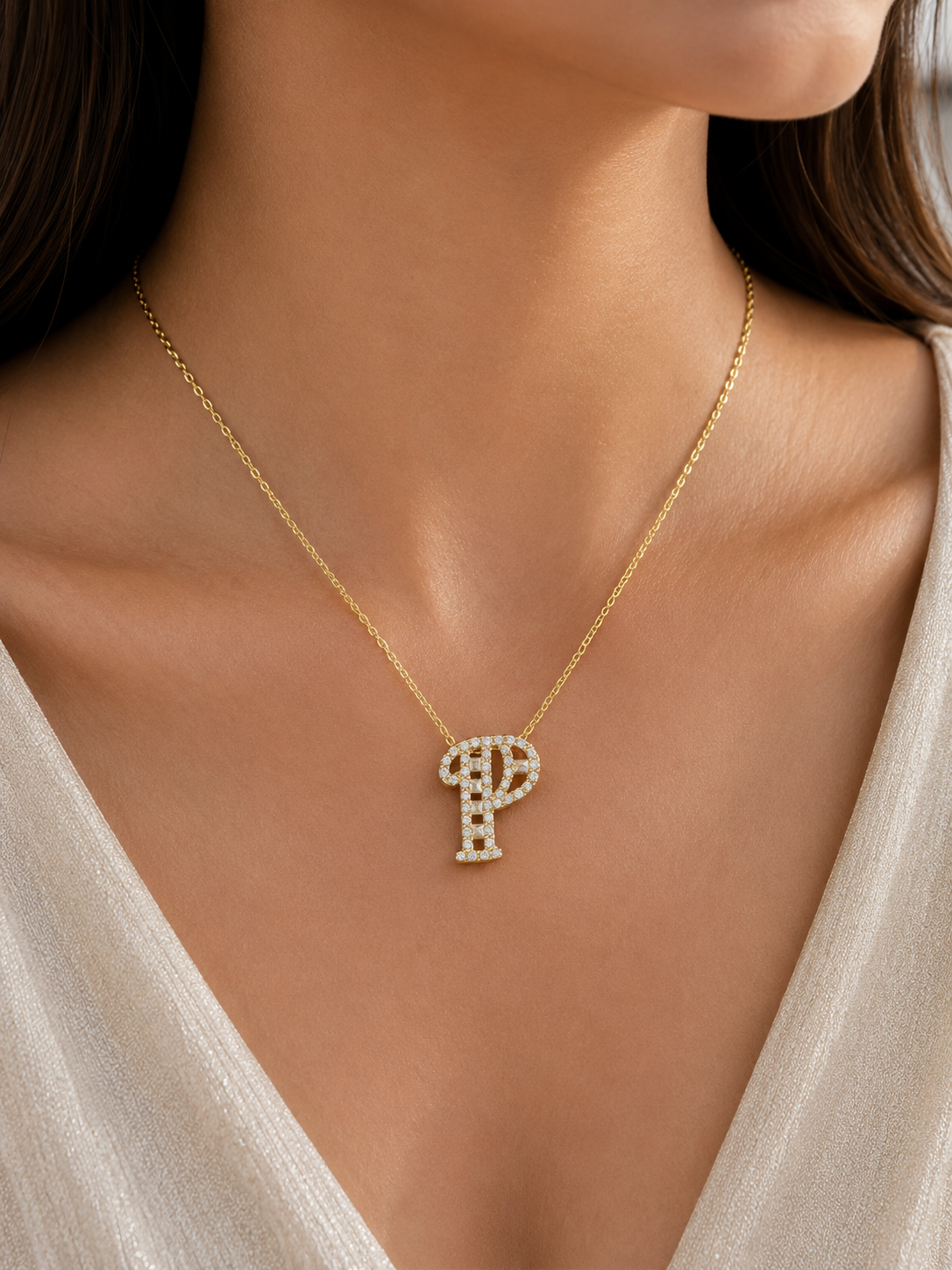 Letter P Necklace