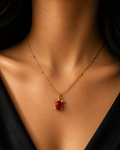 Golden Red Necklace