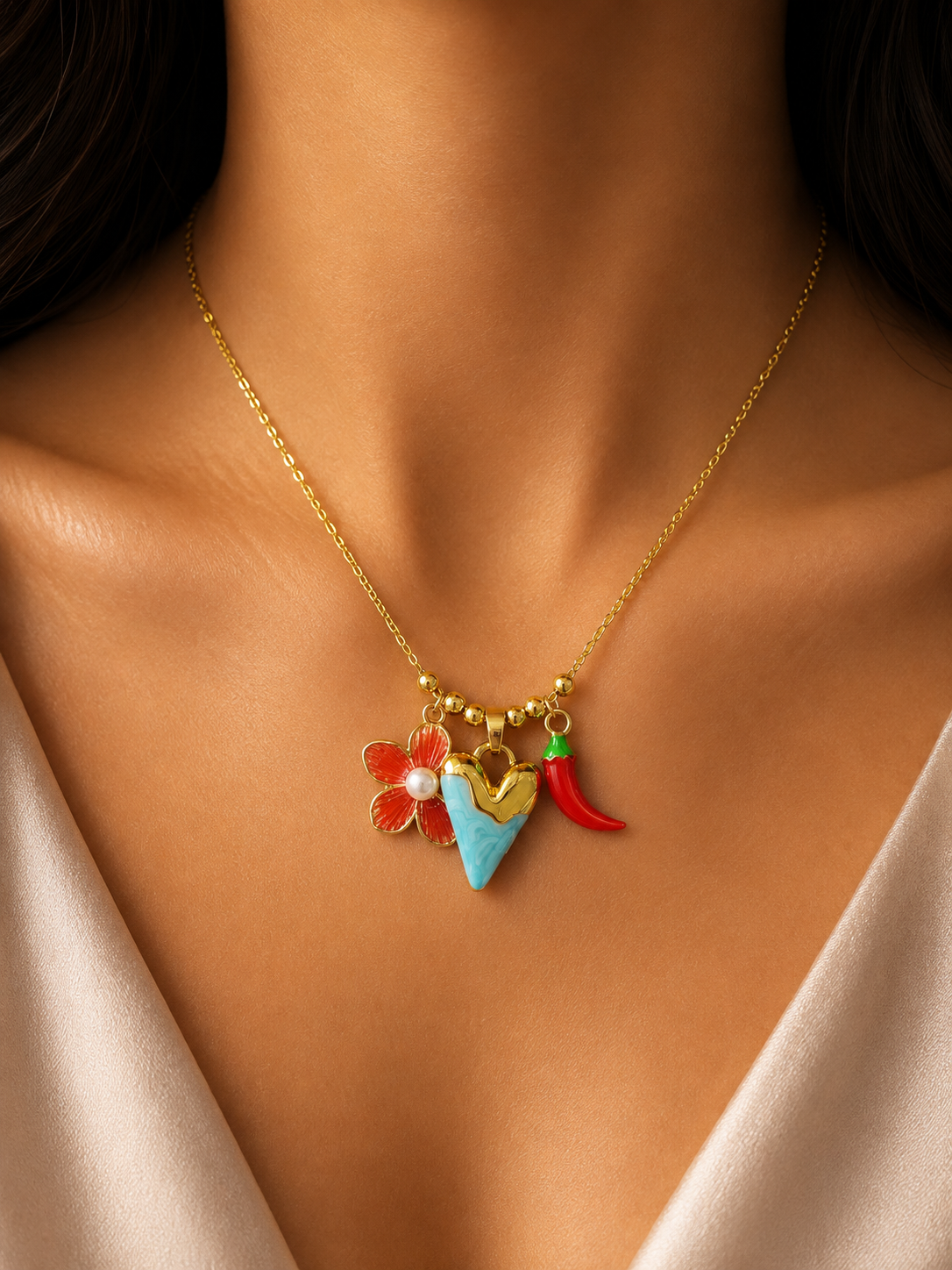 Tropical Charm Fiesta Necklace