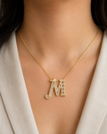 Letter M Necklace