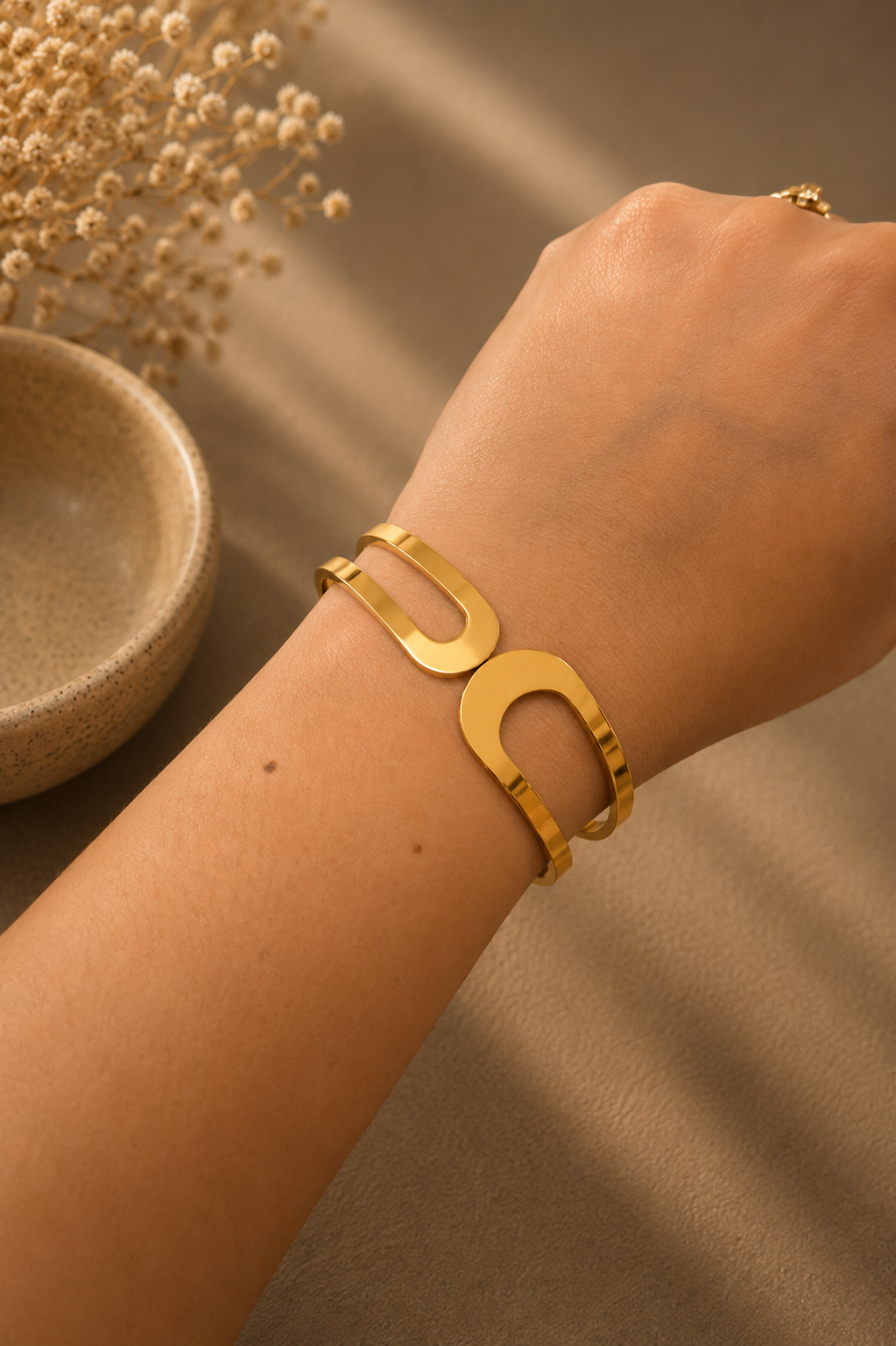 Gold Loop Bracelet