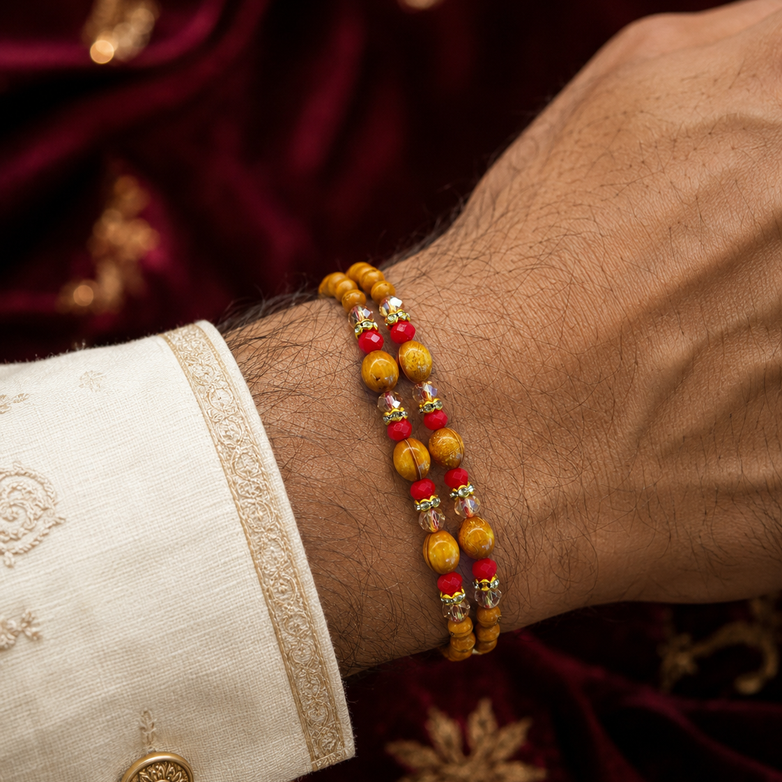 Beaded Rakhi - Multi Layer