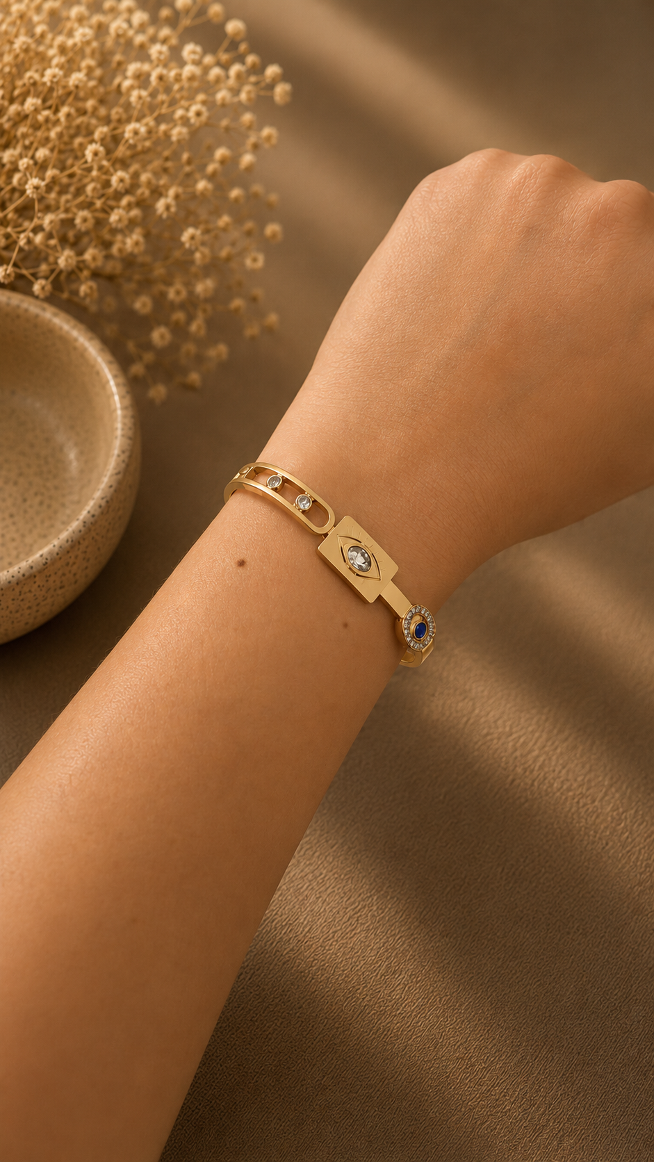 Nazar Charm Cuff