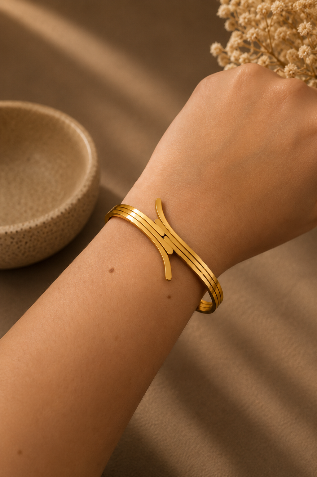 Wave Cuff Bracelet